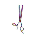 Kashi CR-522T Professional Rotating Thumb Styling, Barber Thinning Shears 6.5" Japanese Cobalt Steel : CR-522T