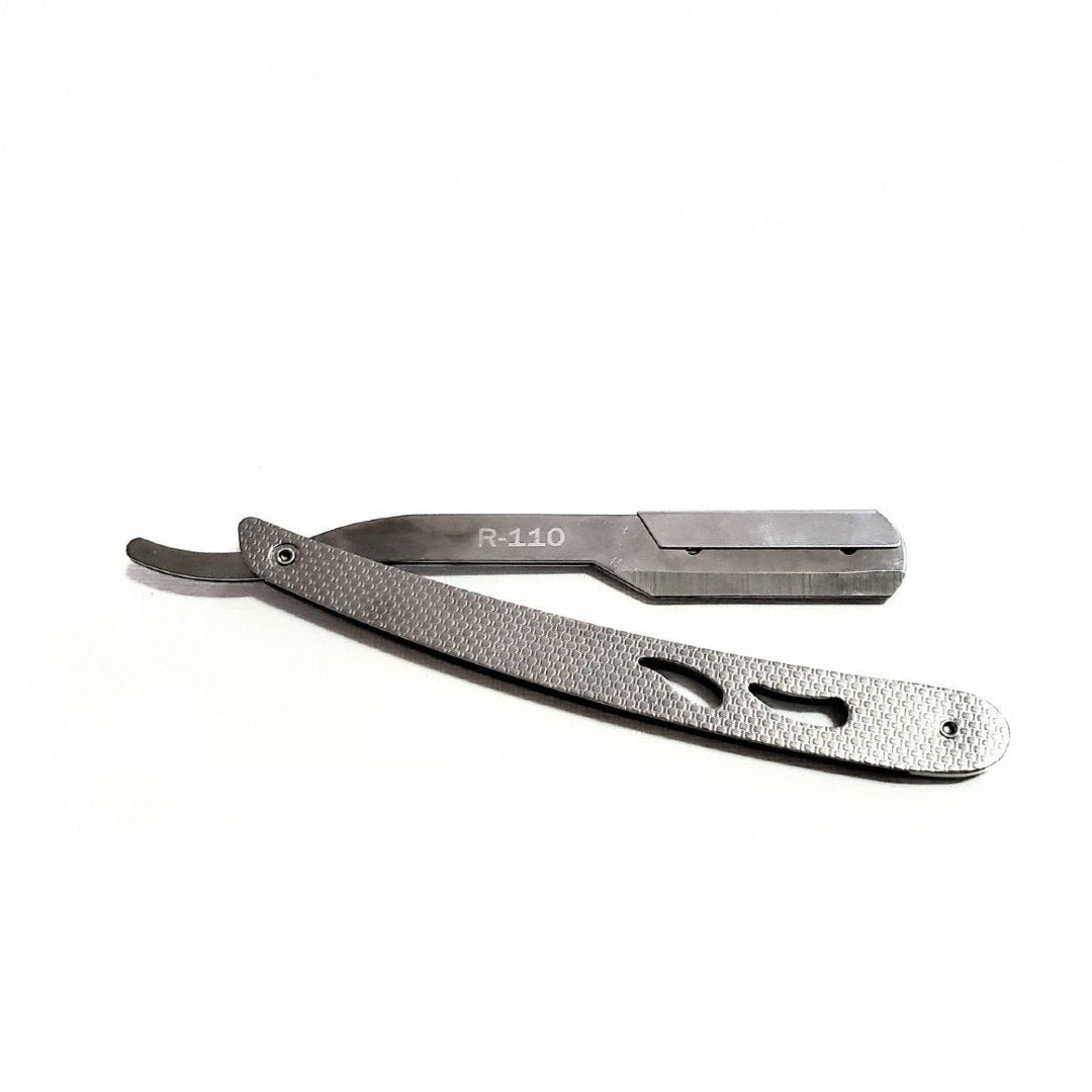 Kashi R-110 Barber Straight Edge Shaving Razor Silver Color : R-110