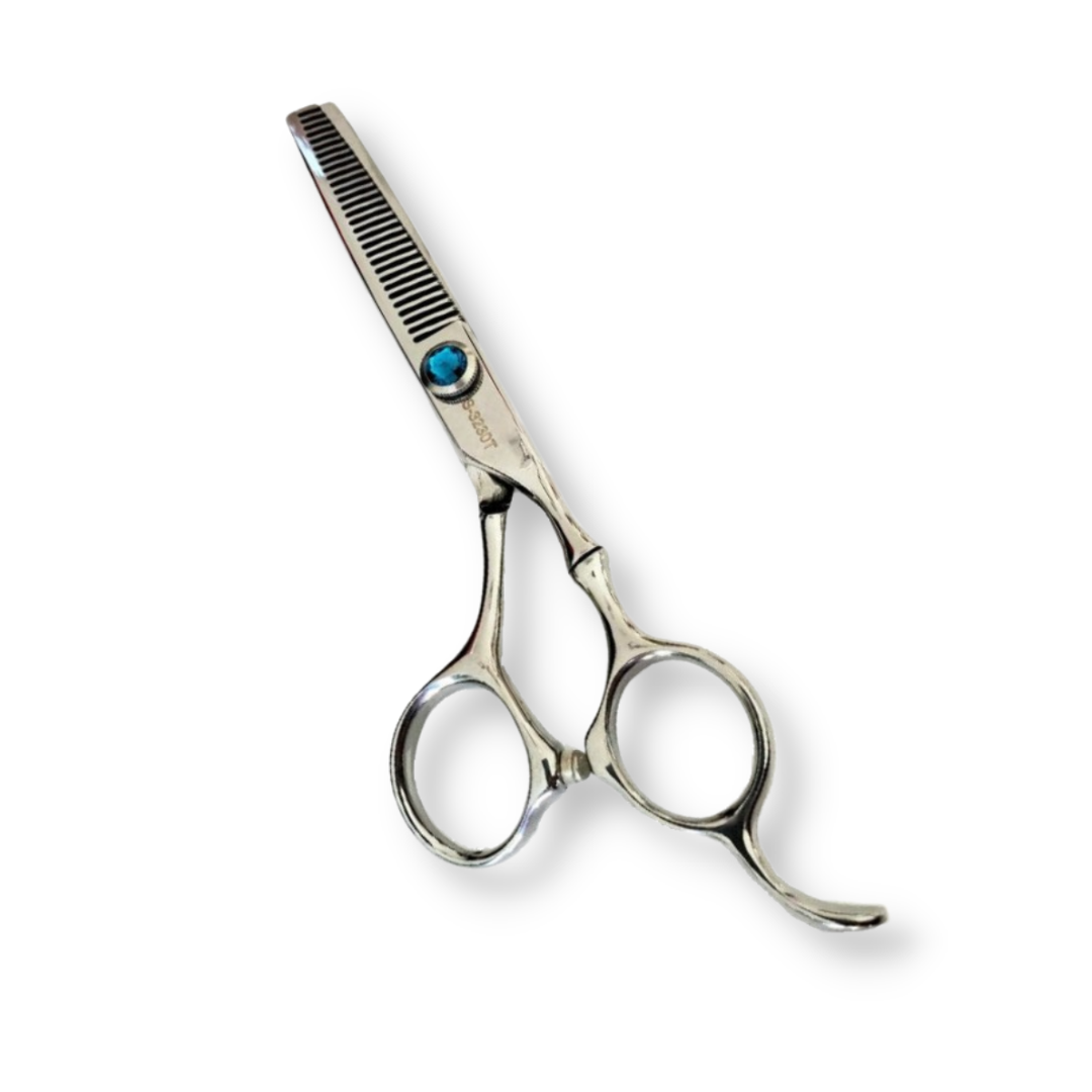 Set Kashi Professional  Shears, Hair Cutting 6.5 &quot;and Thinning Shears 6.5&quot; 30 teeth, Japanese Stainless Steel, Silver Color