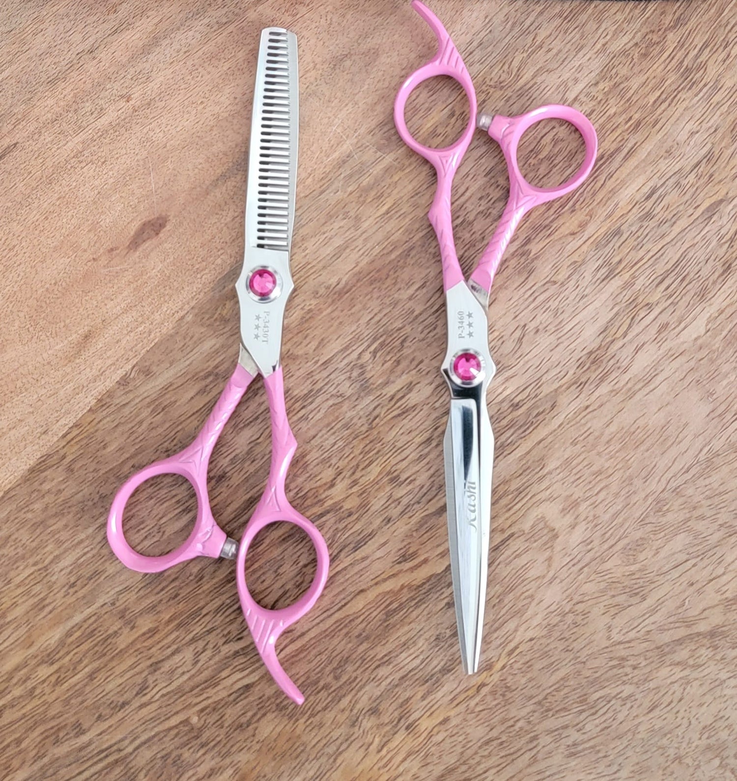 Kashi-shears-pink-color-japanese-steel-P-3460-P-3430T