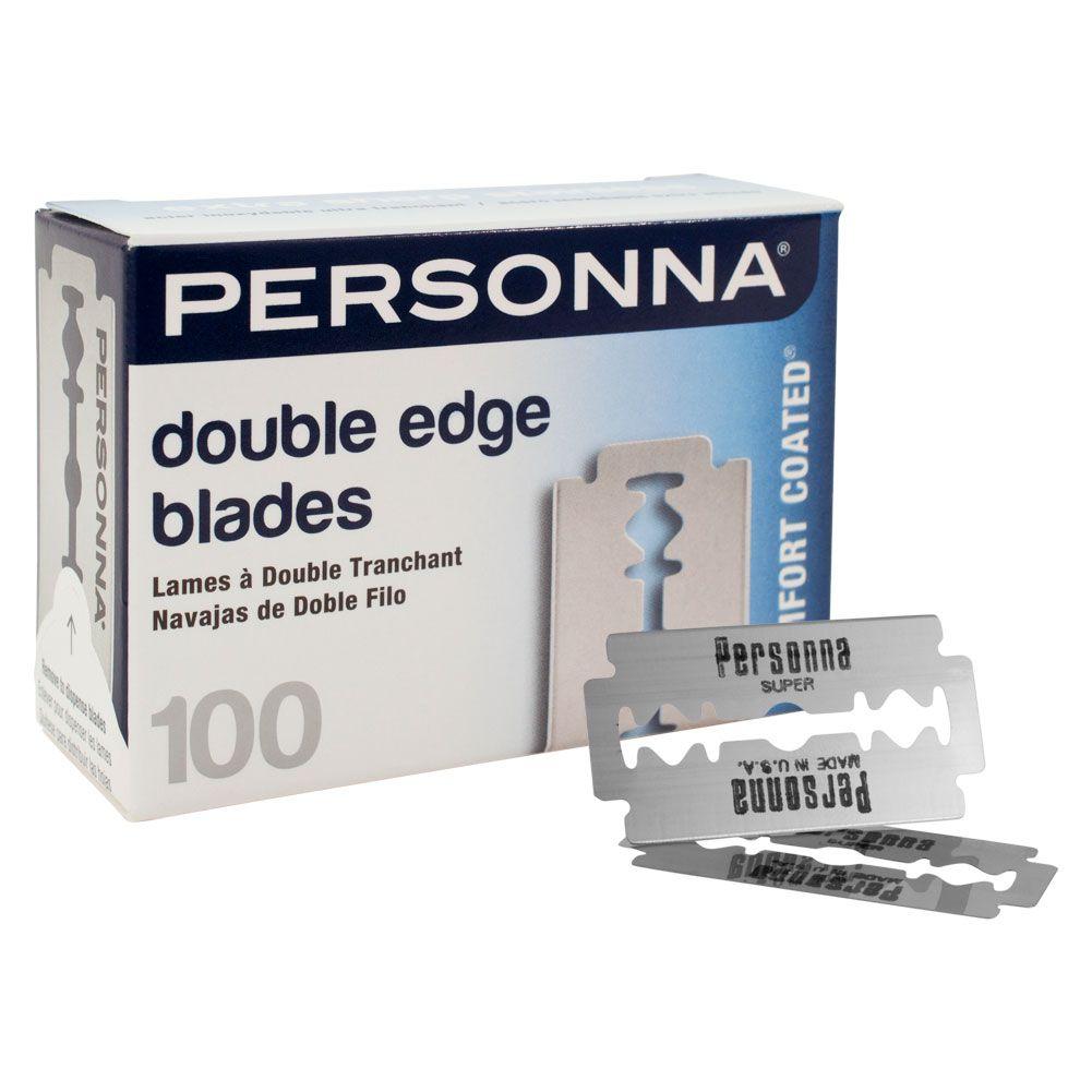 Personna Double Edge Razor Blades in White Wrapper 100 count : B071P4ZTZC