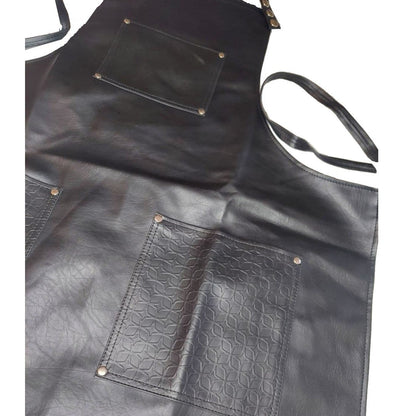 Professional Apron- Adjustable Up for Barber, Size M, L, Black color.