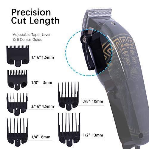Hair Clippers - Rekidm Professional Hair Clippers Rechargeable Battery 2000Mah Hair Trimmer Full Cutting Kit for Men, Women, Kids, Baby - Cordless &amp; Electric Corded Model - Safe and Durable Motor