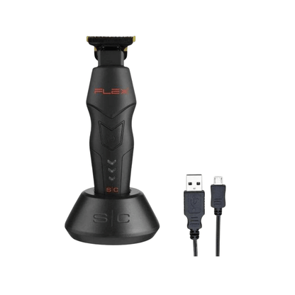 StyleCraft Flex Trimmer SC406M Professional Super-Torque Motor Cordless Trimmer charger ubs