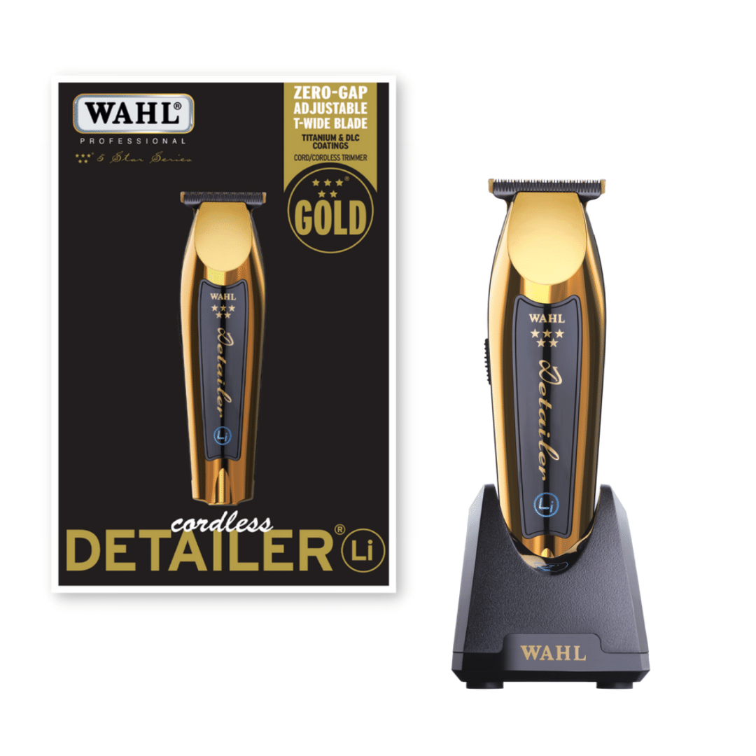 WAHL Professional Cordless Detailer Li Trimmer Gold Edition model 8171-700- 043917102757