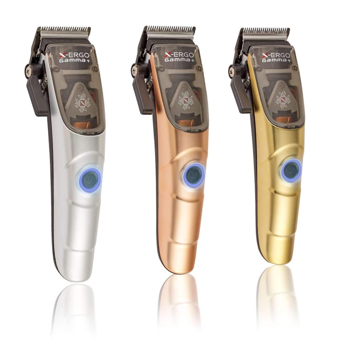 New GAMMA X ERGO hair Clipper professional cordless clipper (silver, gold, rose gold) 0850014553975 HCGPXERGOMS