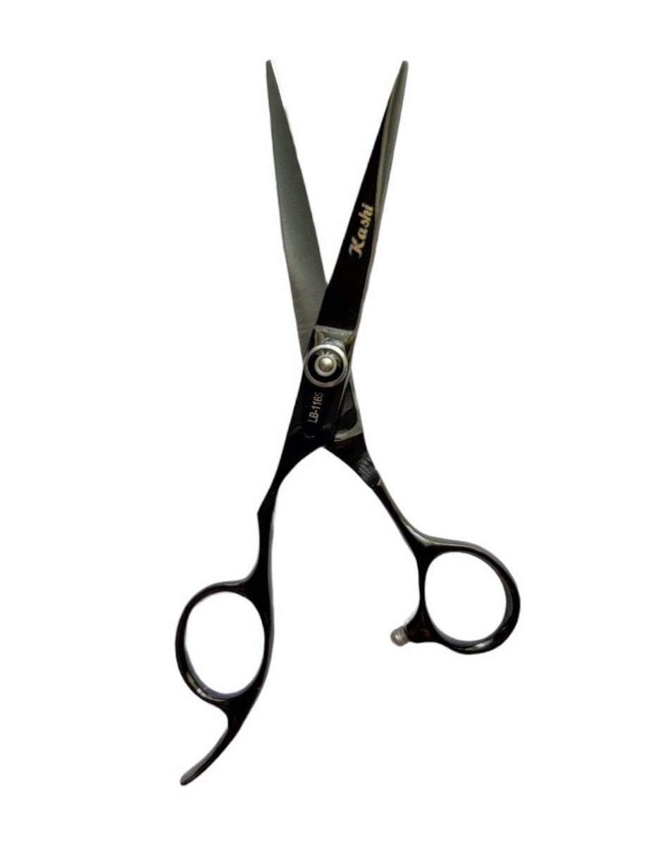 Kashi  LB-1165 Professional Cutting Hair Scissors Black Color  6.5 inch Lefty