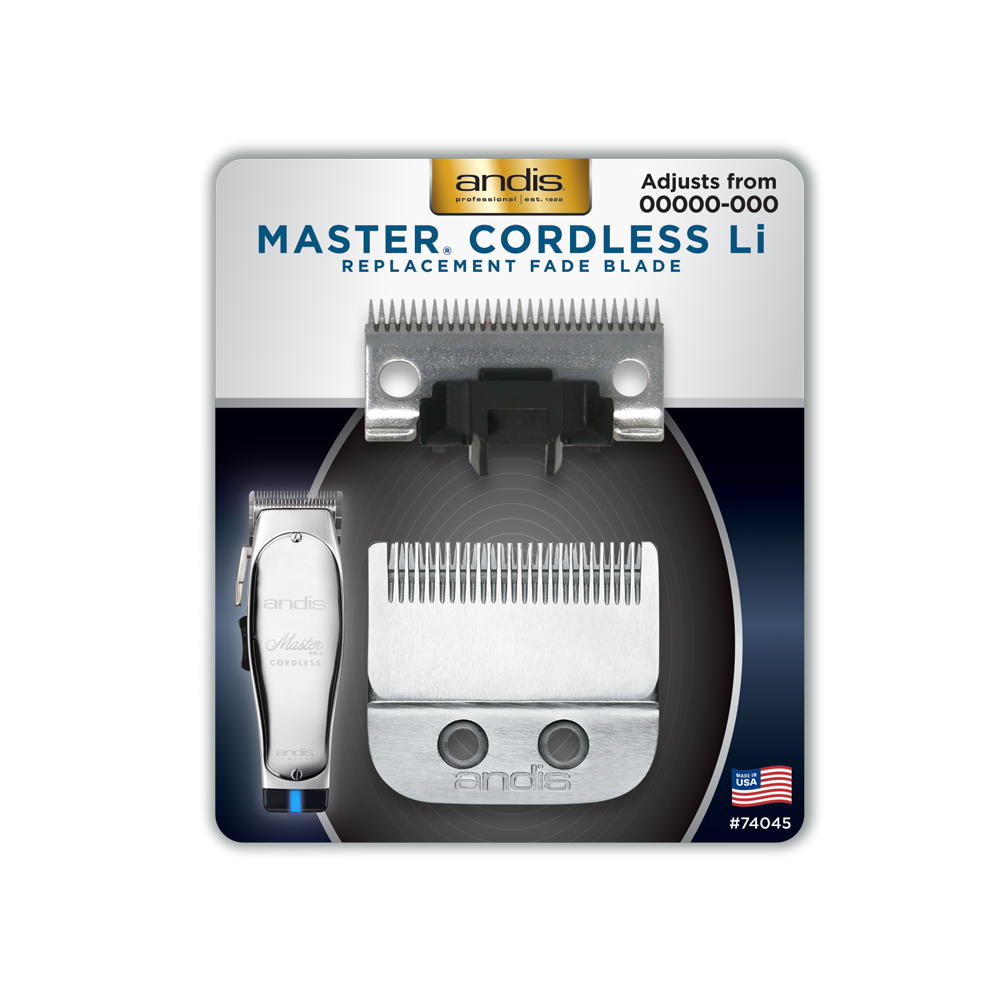 Andis Master Cordless Li Carbon-Steel Replacement Fade Blade