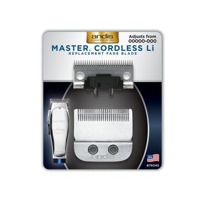Andis Master Cordless Li Carbon-Steel Replacement Fade Blade