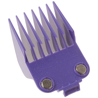 Juego de 4 peines grandes de doble imán Andis Master - Morado
