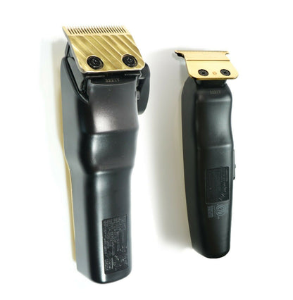 BaBylissPRO Lo-ProFX Collection Set Clipper &amp; Trimmer Gold Limited Edition Duo  back 