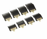 Set 8 size comb guards babyliss 4 barbers - Baybyliss premium clipper guards set 8 size - gold & black color 074108446336