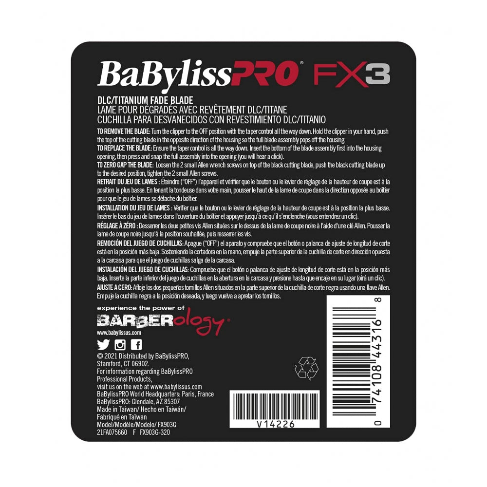 BaByliss PRO DLC/Titanium Fade Blade