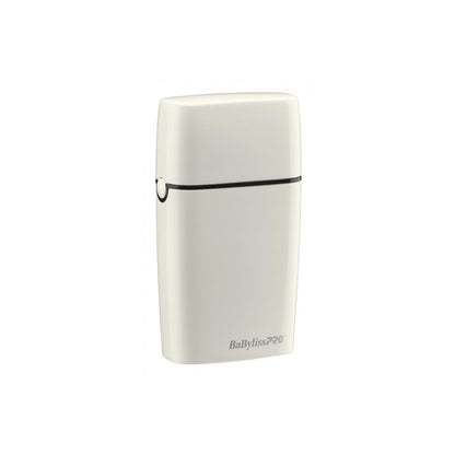 BaByliss PRO White FX Cordless Metal Double Foil Shaver (FXFS2W)