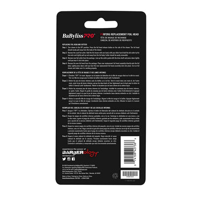 BaByliss PRO Replacement Double Foil &amp; Cutter Bar - Rose Gold (FXRF2RG)