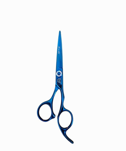 Kashi BL-1160 Professional Hair Cutting Shears Japanese Steel 6in Blue