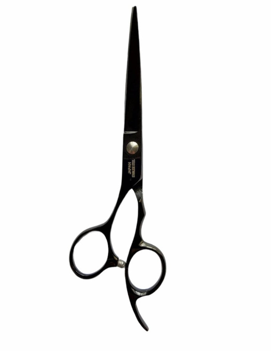 Kashi  LB-1165 Professional Cutting Hair Scissors Black Color  6.5 inch Lefty