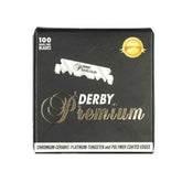 100 blade derby premium black color Box