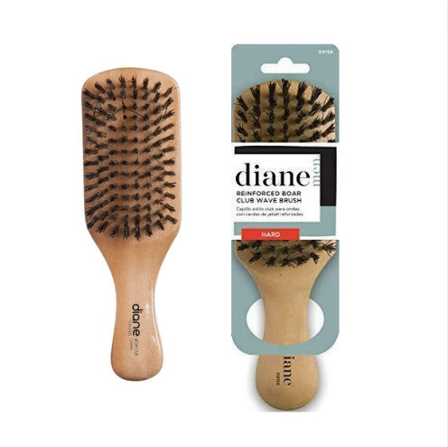 Diane D8158 Boar Reinforced Club Brush-Hard