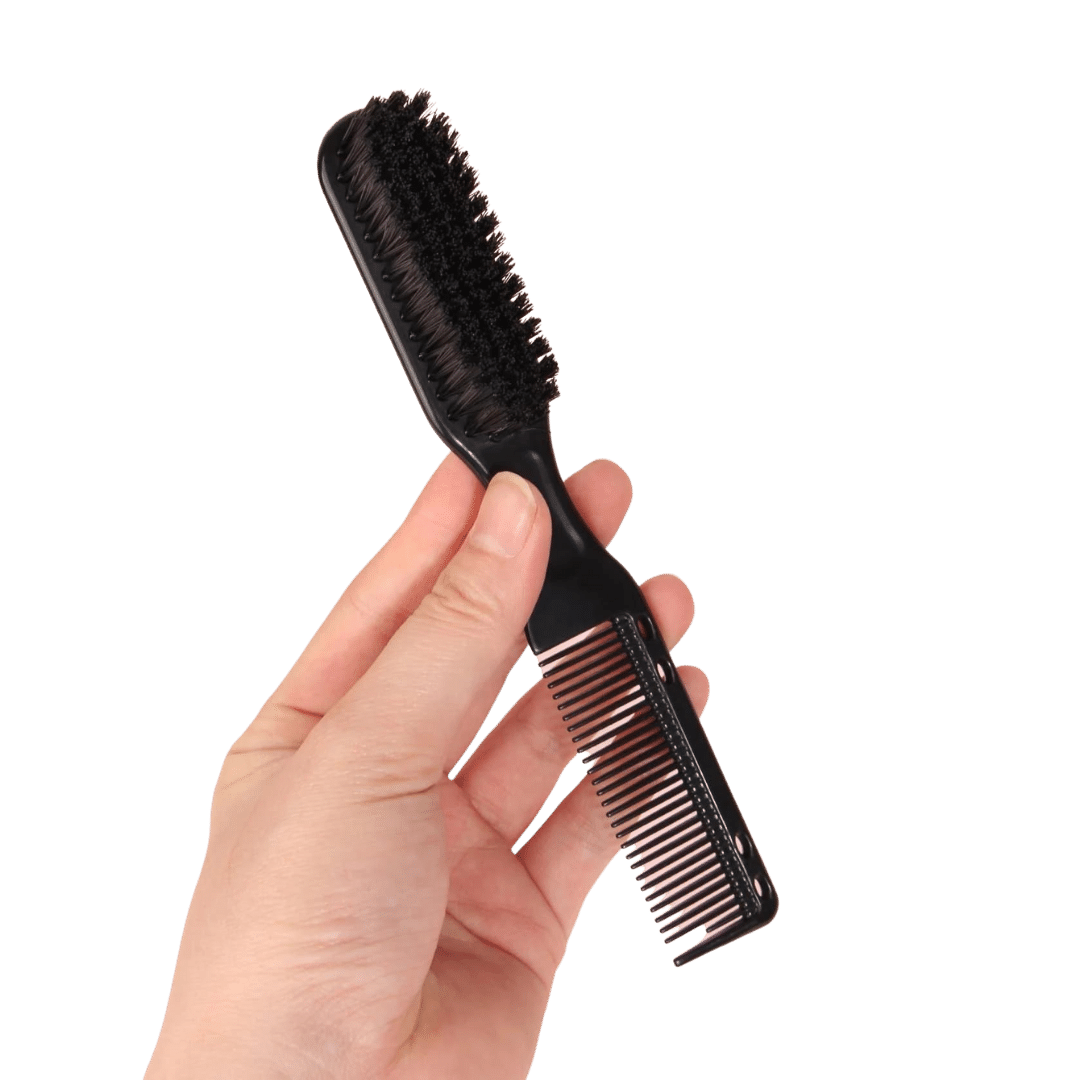 Styling Comb Double Head Multifunction Black color