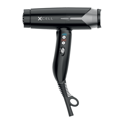 GAMMA+ Xcell - Secador con motor digital negro mate GPXCELL