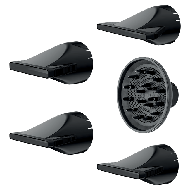 GAMMA+ Xcell - Secador con motor digital negro mate GPXCELL