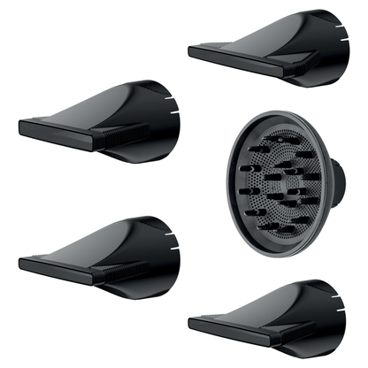 GAMMA+ Xcell - Secador con motor digital negro mate GPXCELL