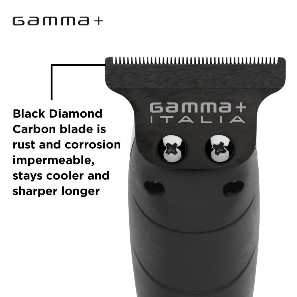 Cuchilla de repuesto fija Gamma+ DLC Hitter Black Diamond Carbon para recortadora