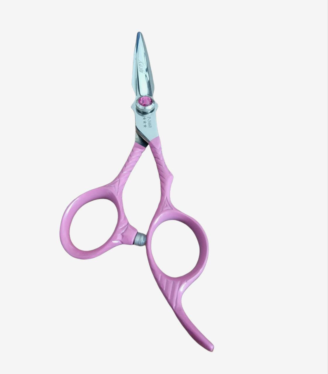 Kashi P-3460 Professional Shears, Hair Cutting  Japanese  Steel,  6 inch  Pink Color