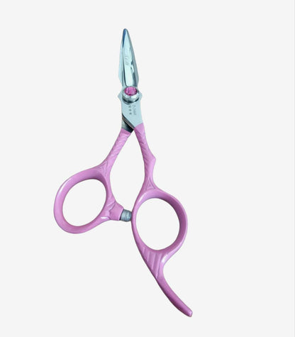 Tijeras profesionales Kashi P-3460, para cortar el cabello, de acero japonés, 6 pulgadas, color rosa