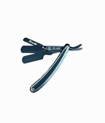 Kashi RB-120EB Cuchilla de Afeitar Recta Profesional para Barbero