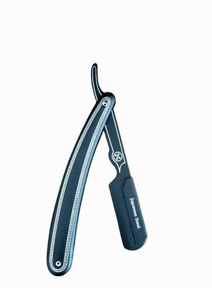 Kashi RB-120EB Cuchilla de Afeitar Recta Profesional para Barbero