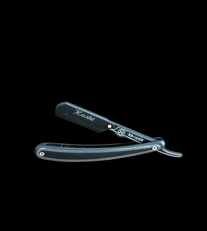 Kashi RB-120EB Cuchilla de Afeitar Recta Profesional para Barbero
