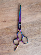  Kashi Professional Cutting Hair Shears SR-570 Rainbow Color - Japanese Steel 7 inch