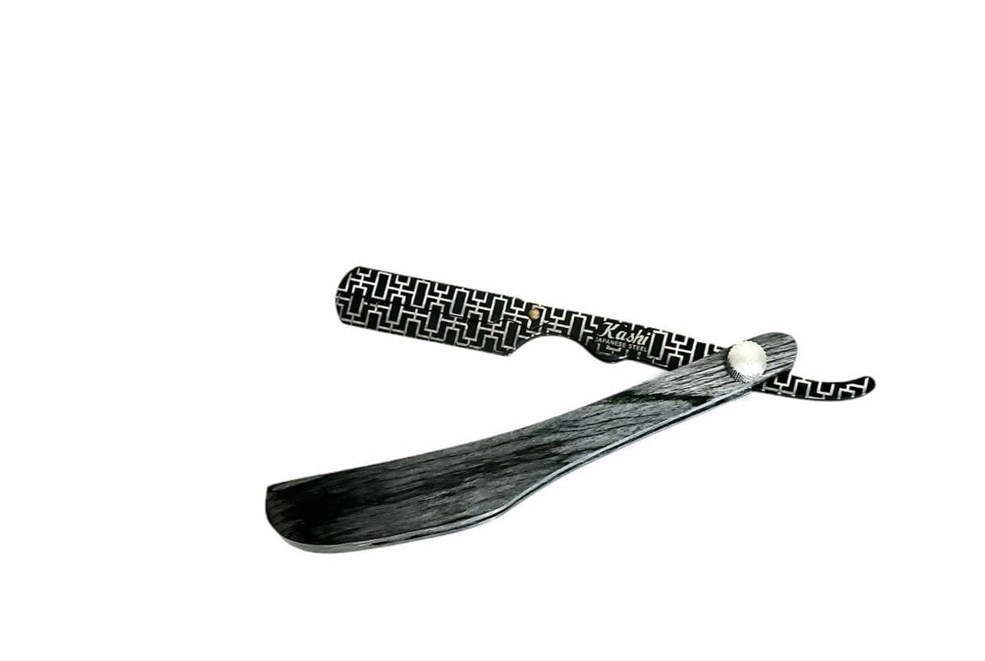 Kashi professional barber shaving Razor Holder Wood handle