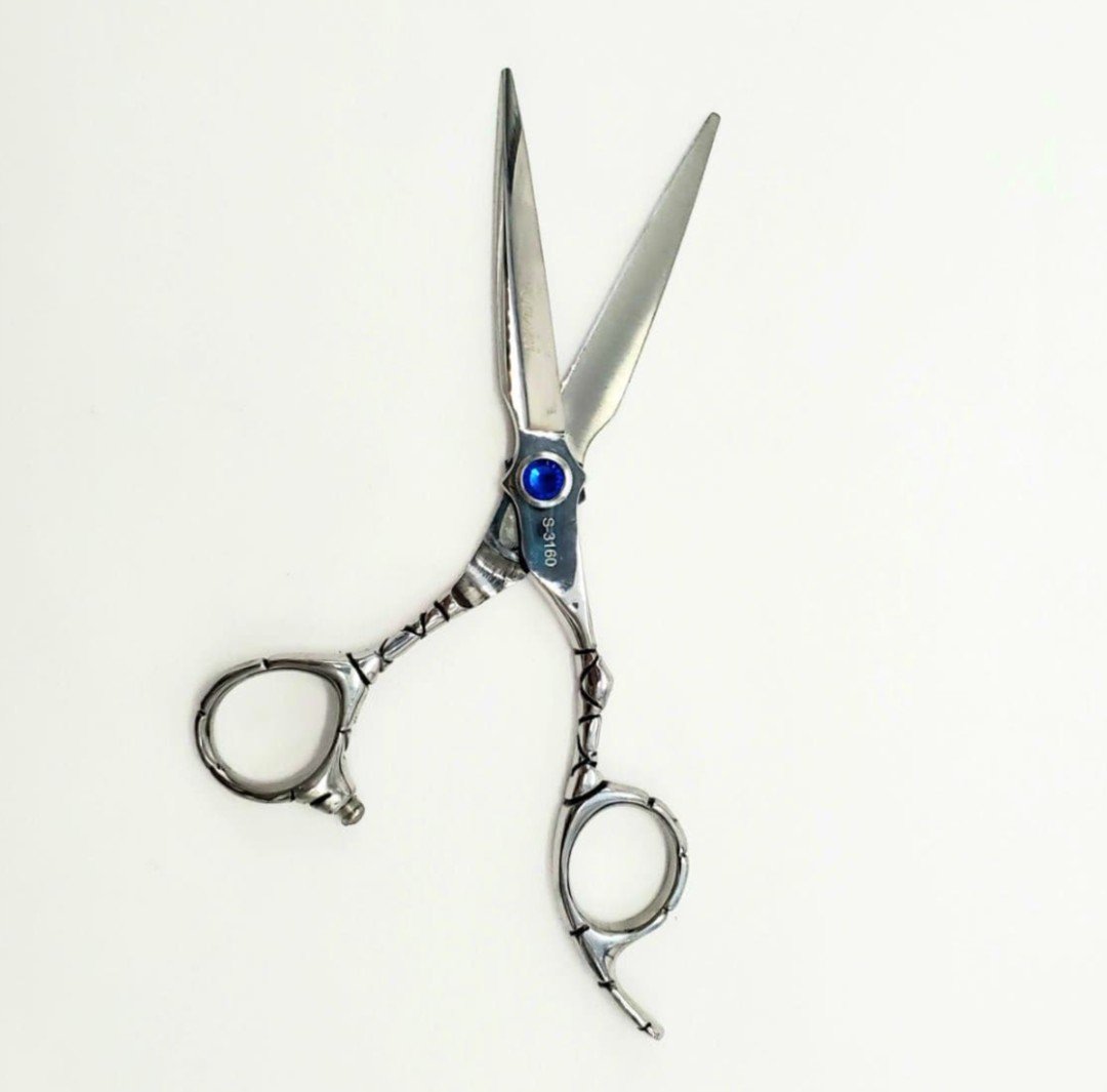 Professional Set  Kashi Shears, Hair Cutting S-3160 and Thinning Shears S-3130T  30 teeth, 6" Japanese  Stainless Steel, Silver Color