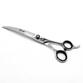 Kashi S-4080C Professional Curved Shears 7" Japanese Stainless Steel.