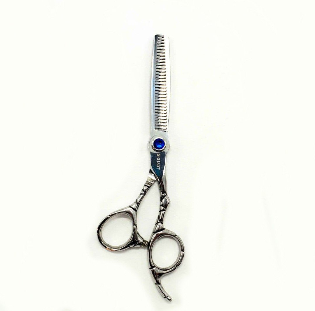 Kashi S-3130T, Professional Thinning Shears   30 teeth,  Japanese  Steel,  6&quot; Silver Color : S-3130T S-3130T
