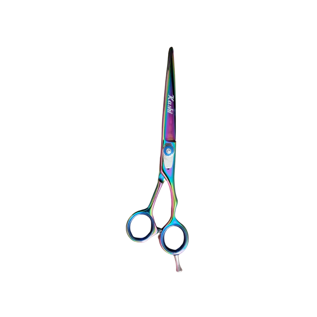 Professional Cutting Hair Shears Rainbow Color - Stainless Steel 6 &quot; japanese steel