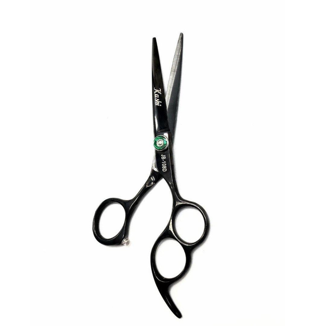 Kashi-JB-108D Shears professional cutting hair scissor, 6 &quot;Stainless Steel Black Color