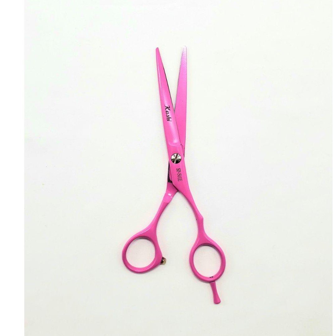 Kashi SP-501E Professional Cutting Hair Shears Pink Color - Stainless Steel 6 &quot;