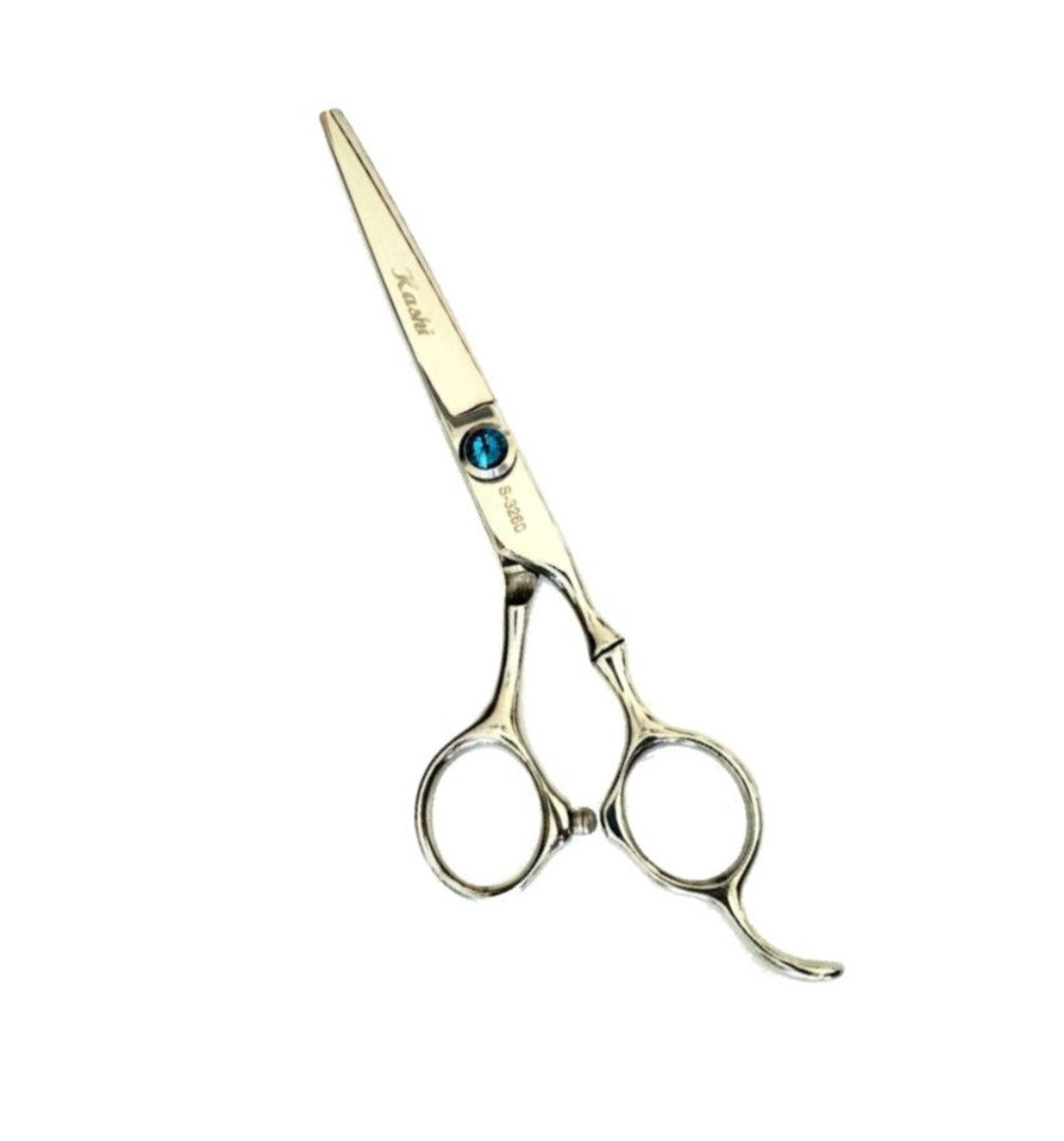 Kashi S-3260 Professional Shears, Hair Cutting  Japanese  Steel,  6.5&quot; Silver Color : S-3260