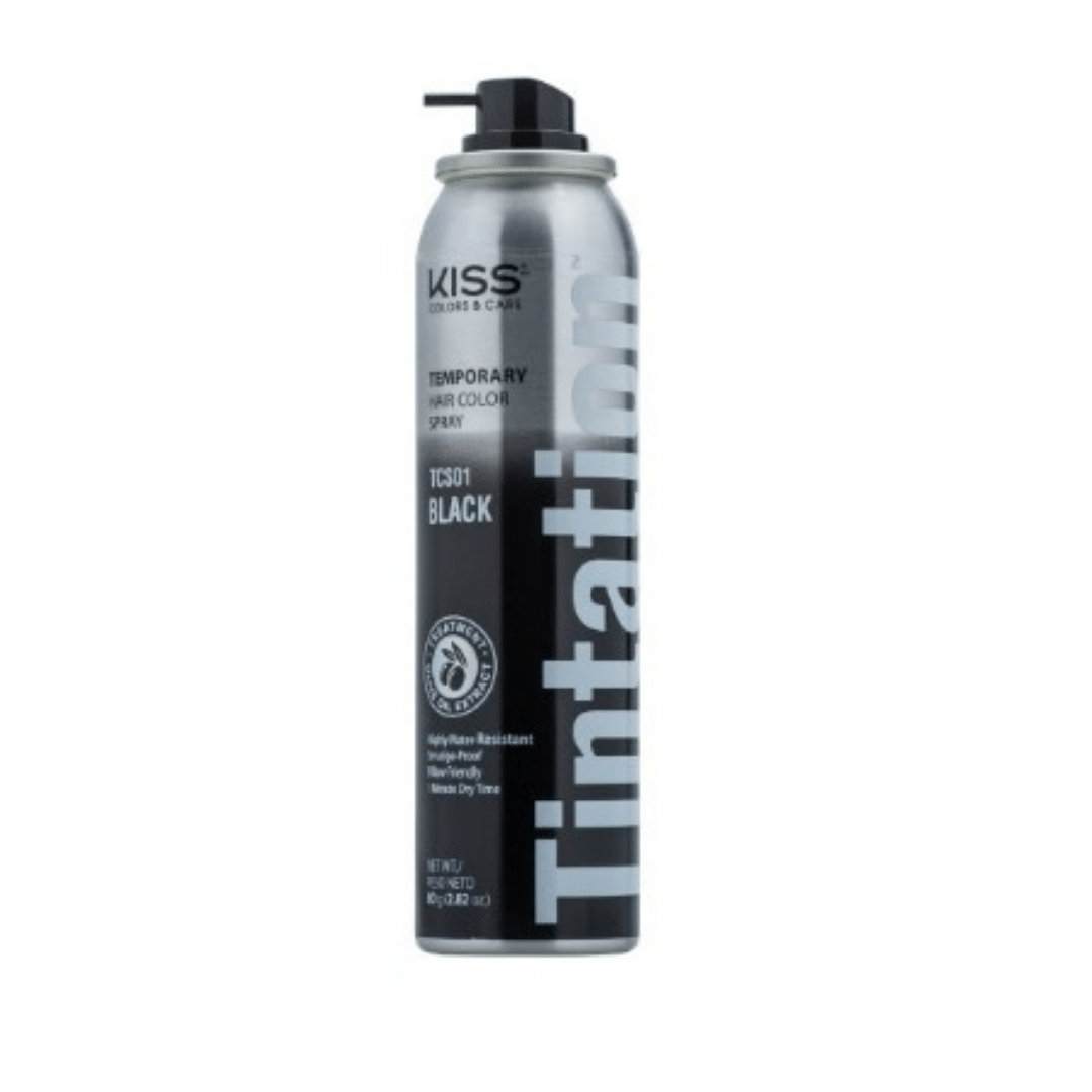 kiss-titanium-red-temporary-hair-color-spray-with -difumizer