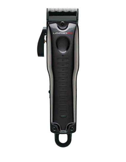  babylisspro loprofx hair clipper black color and metal and plastic body model FX825 Ergonomic Design: The low profile, ergonomic design of the FX825 allows for easy and comfortable handling, reducing hand fatigue during extended cutting sessions