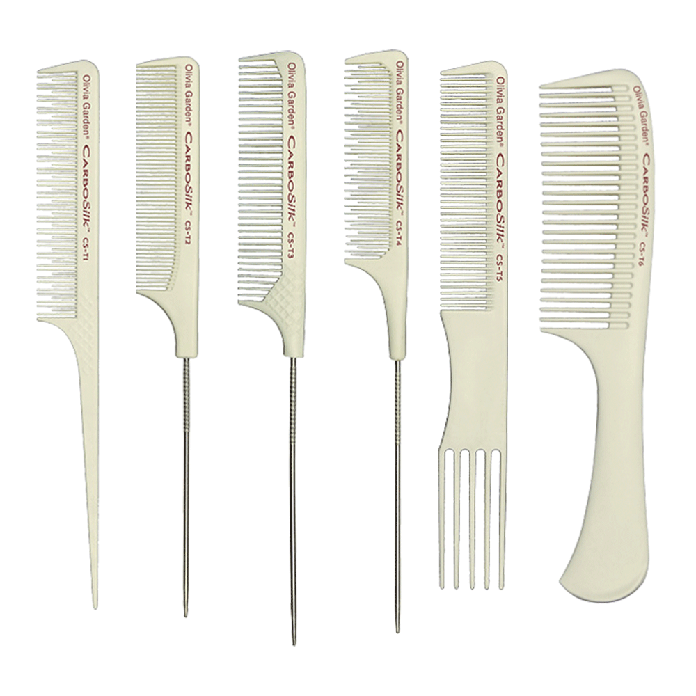 Olivia Garden CarboSilk Professional Combs for Technical and Chemical Services (CS-T) : CS-T -KIT