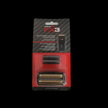 BaByliss PRO FX3 High Speed Foil Shaver Replacement Foil Black
