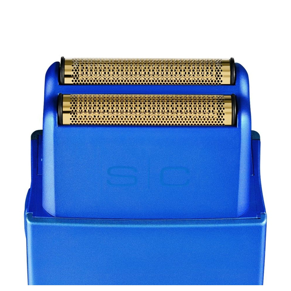 StyleCraft Gold Titanium SCGRFAZWP Replacement Foil Head for Prodigy Shaver - Metallic Blue