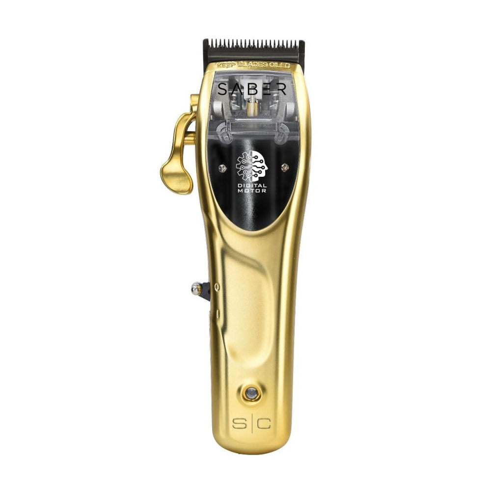 Stylecraft Saber Cordless Digital Brushless Motor Metal Clipper Gold