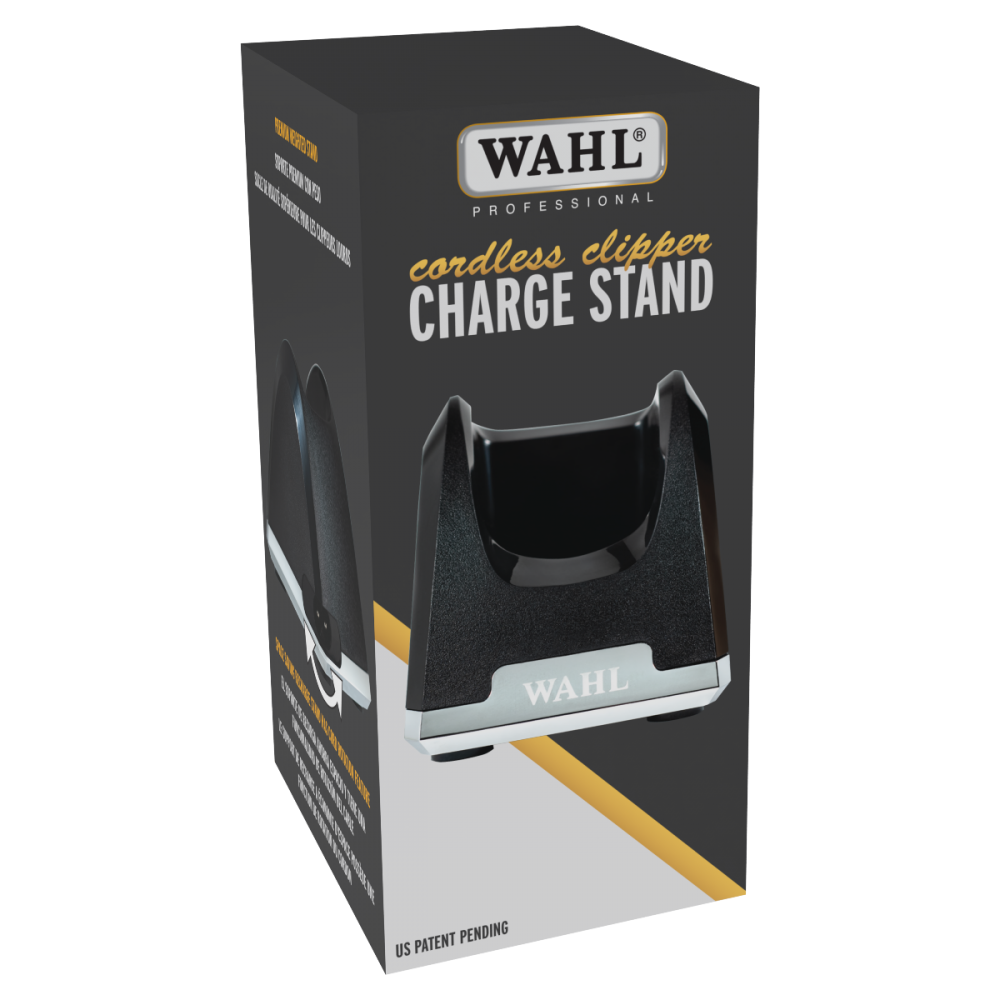 The Wahl Charging Stand was designed to charge the following Wahl clippers. 8504L 8504L1 8591L 8591L1 S010AZM0400200 ZDO18B040200 ZDO18B050200 WAHL 100 Year Clipper Cordeless Senior Cordeless Magic Clip Cordeless Designer Cordeless Sterling 4 Cordeless Legend