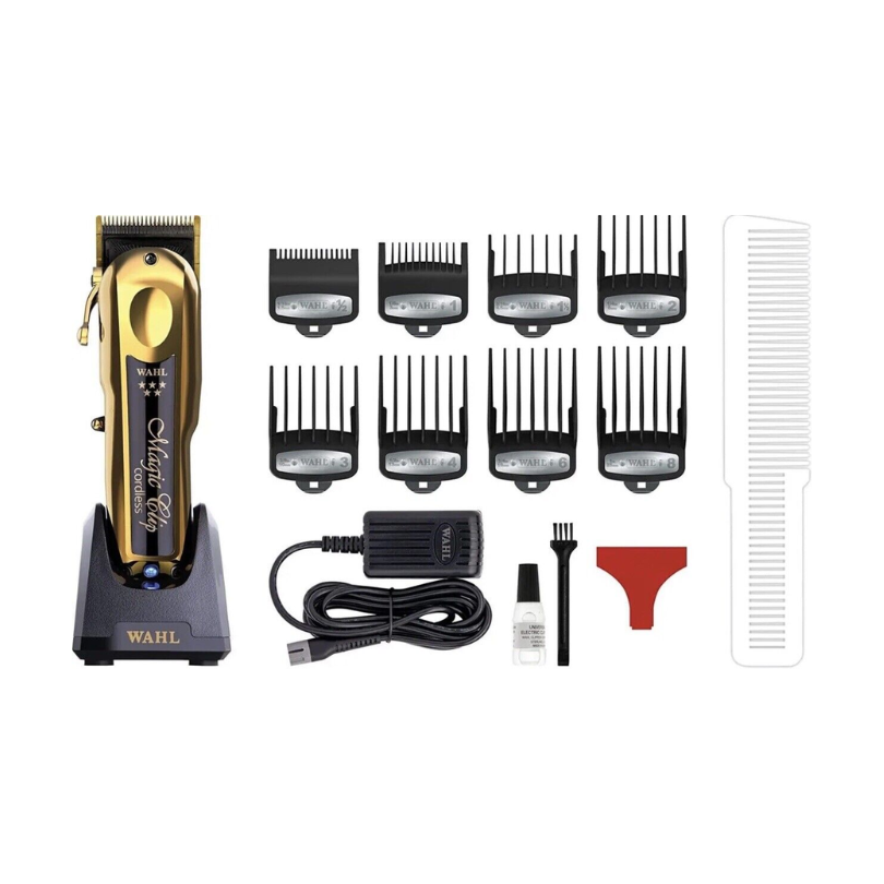 Wahl Professional Magic Hair Clipper Gold Cordless 8148-700 | 043917114712  - Barber Supplies Shop